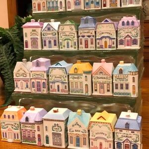 Charming Spice Jar Village Set